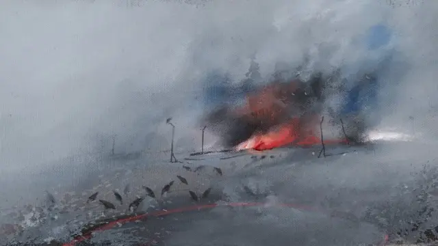 Vladimir Veličković "Požar" (2018)