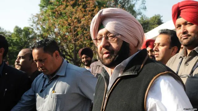 मुख्यमंत्री अमरिंदर सिंह