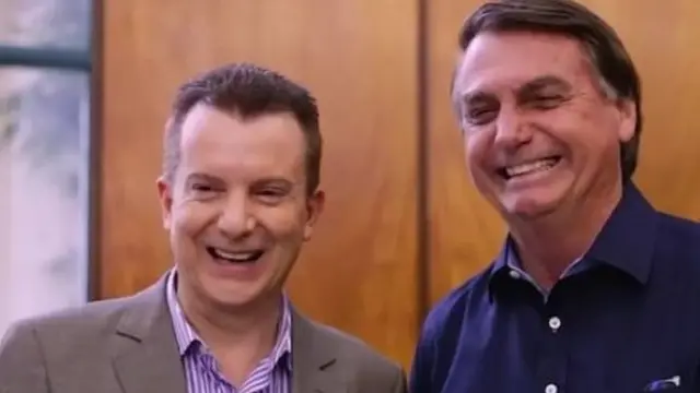 Celso Russomanno e Jair Bolsonaro