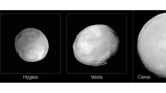 Гігея, Веста і Церера