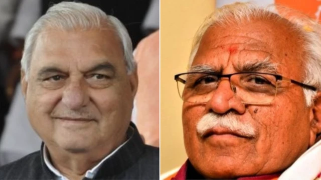 भूपेंद्र सिंह हुड्डा और मनोहर लाल खट्टर