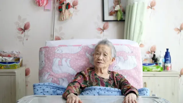 생존자 중 최고령자인 정복수(103) 할머니