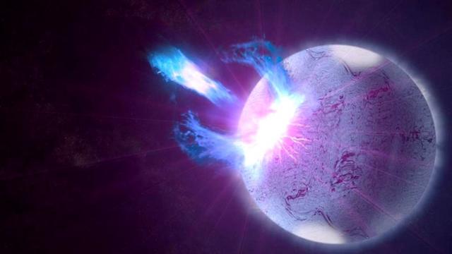 Магнетары - это нейронные звезды с очень сильным магнитным полем