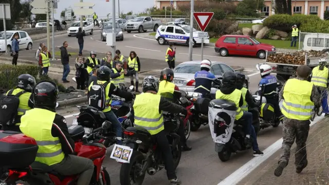 Протесты на Корсике