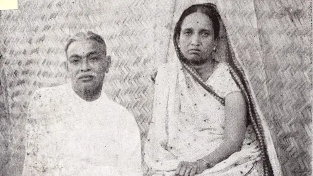 ગોપાળદાસ દેસાઈ અને પત્ની ભક્તિબાની તસવીર.