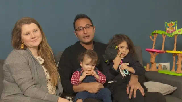 عامر احمد اپنی فیملی کے ہمراہ