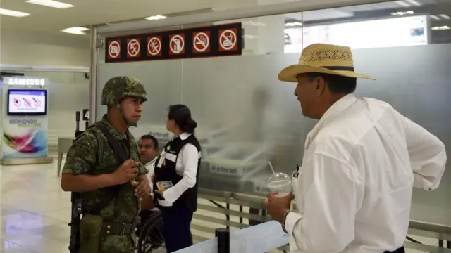 El aeropuerto de la capital mexicana es un "foco de atención" para los criminales.