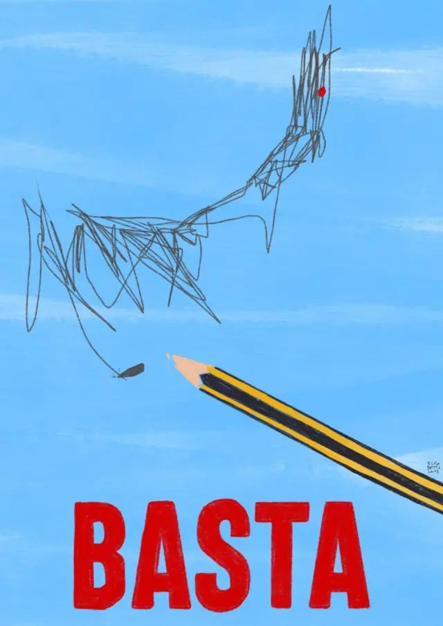 Sea Watch 3 rotası ve "Yeter" yazısı