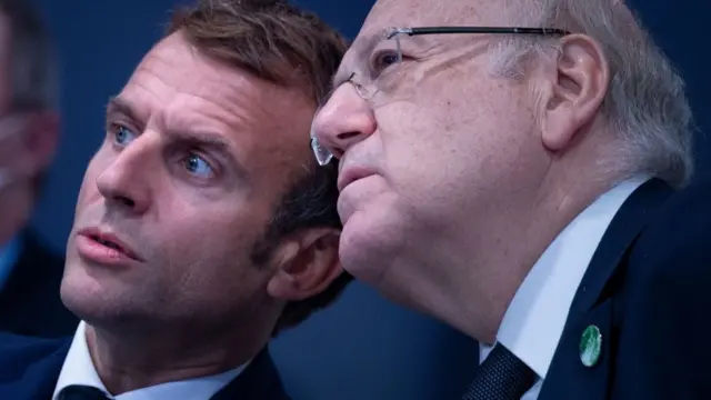 ميقاتي وماكرون