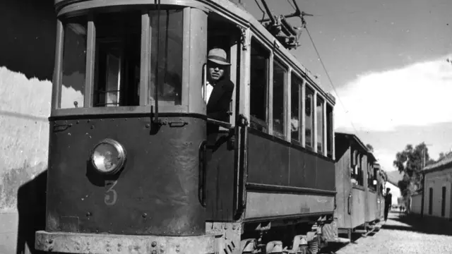 Tranvía de Cochabamba en 1950
