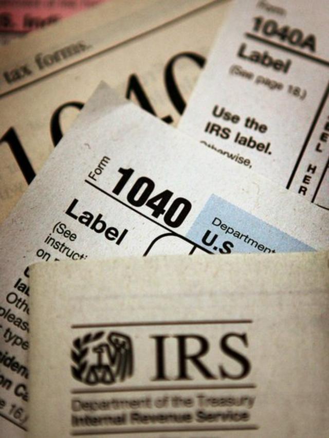 Formato 1040 para declarar impuestos.