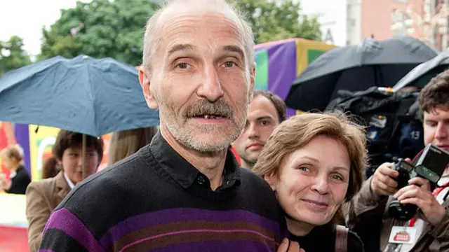 Петро Мамонов з дружиною