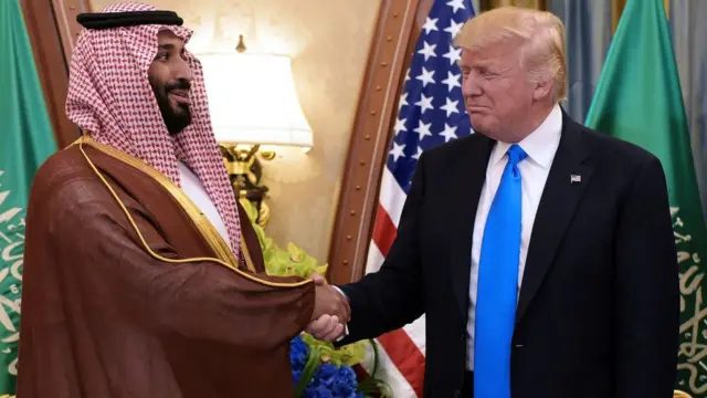 ترامپ و محمد بن سلمان