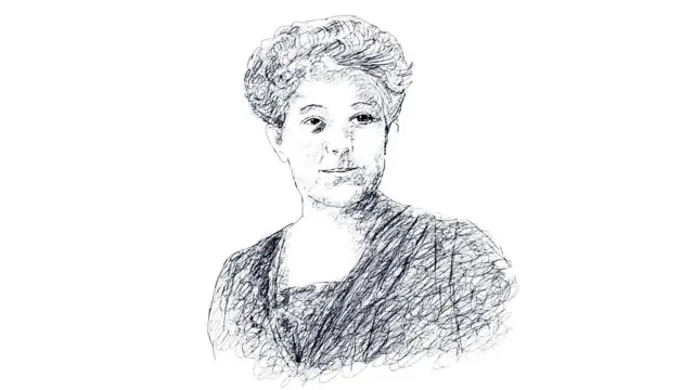 Dessin à l'encre de Johanna Müller-Hermann