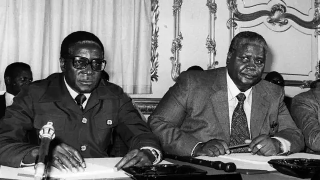 Intambara y'ubwigenge yayifatanyije na Joshua Nkomo nyuma barashwana