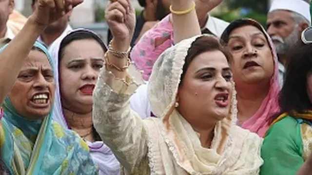 مسلم لیگ کا احتجاج