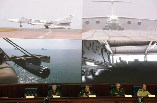 俄中两国在论坛期间举行了冷战结束以来规模最大的军事演习