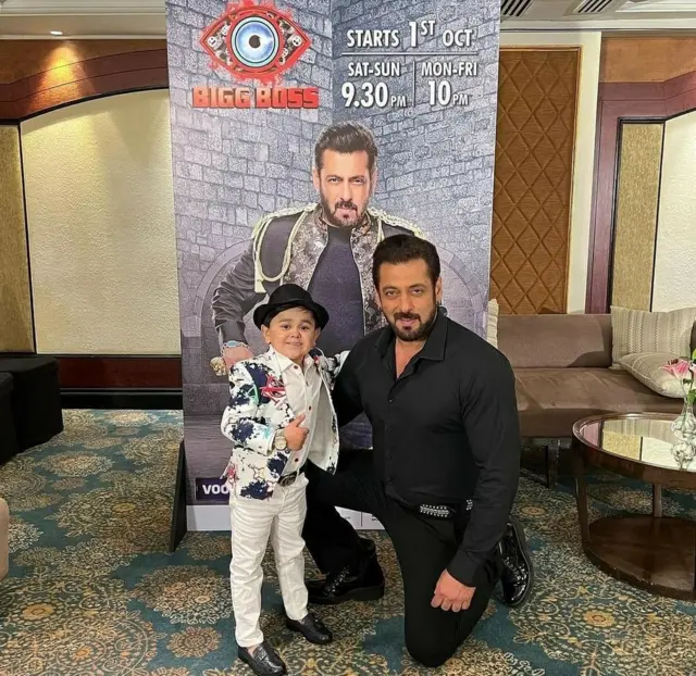 अब्दू रोज़िक के साथ सलमान ख़ान