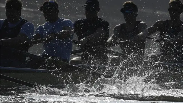 The Oxfrod boat crew training