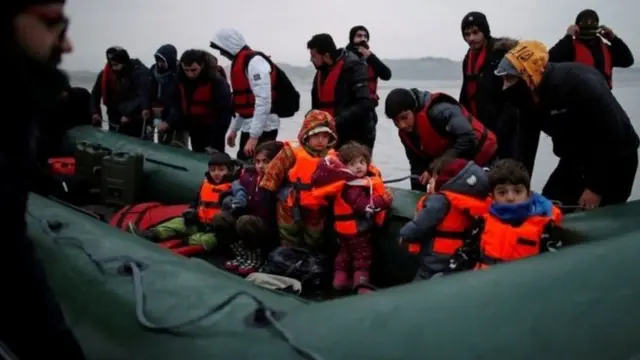 مهاجرون في بحر المانش