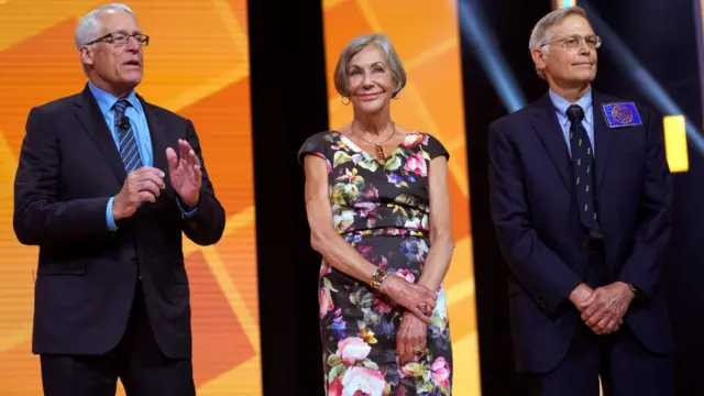 Rob, Alice y Jim Walton.