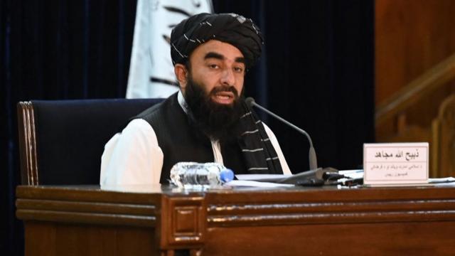 तालिबान के प्रवक्ता जबीहुल्लाह मुजाहिद
