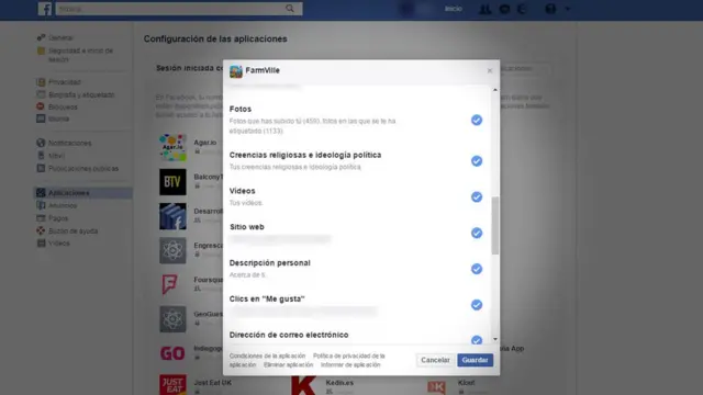 Captura de pantalla de Facebook.