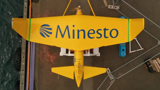 A Minesto underwater kite