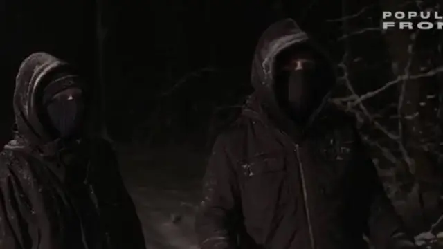 Кадр из фильма британского медиапроекта Popular front