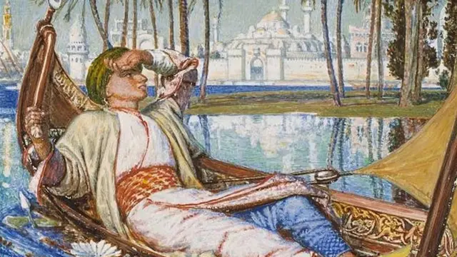 رسم مُتخيل لهارون الرشيد