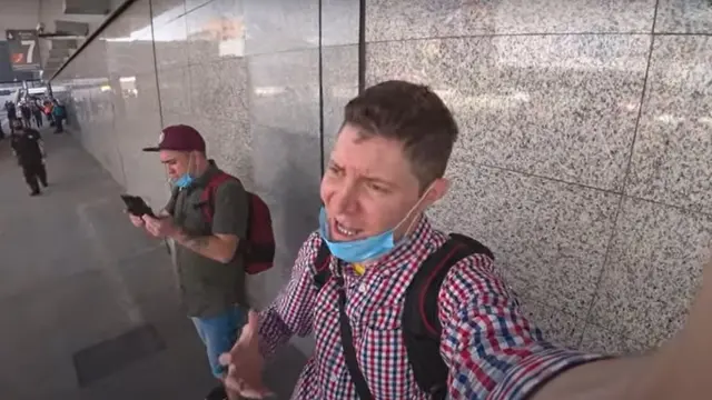Denis en el aeropuerto de CDMX