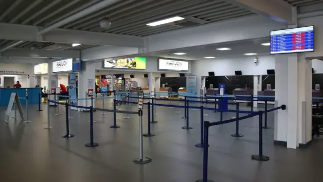 Aeropuerto vacío