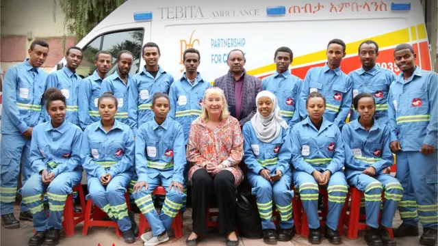 የመጀመሪያው የጠብታ ፓራሜዲክ ኮሌጅ ተማሪዎች