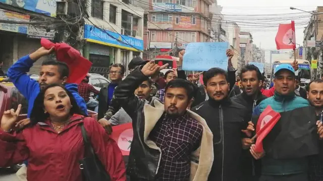 नेविसङ्घको प्रदर्शन