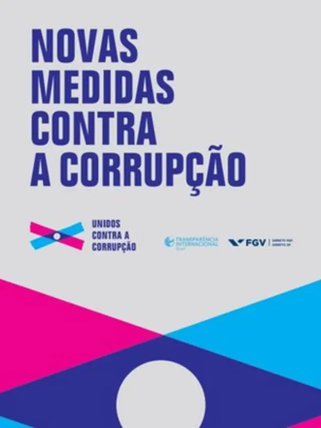 Capa do livro 'Novas Medidas contra a Corrupção'