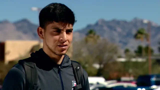 Sebastián hablando a la BBC