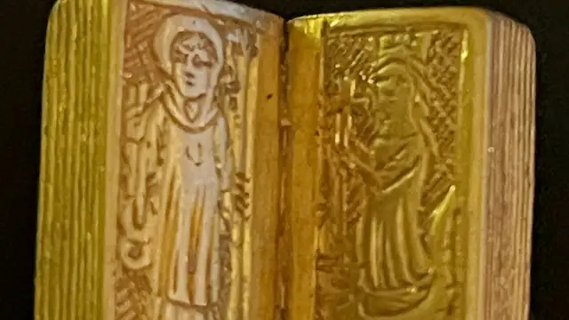 Medieval gold book found in North Yorkshire