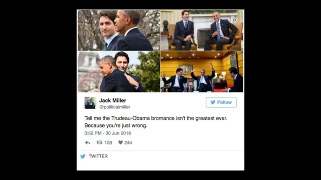 Obama, Trudeau, Montreal
