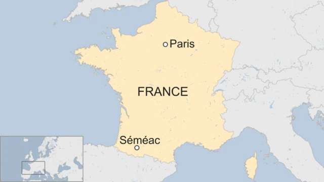 セメアック(Semeac)の位置