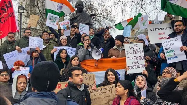 सीएए पर विरोध प्रदर्शन