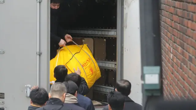 朴槿惠工作人员在准备搬离总统府