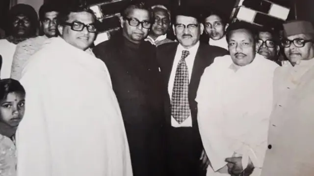 जगन्नाथ मिश्रा के साथ बीपी मंडल