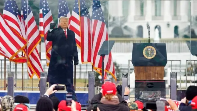 ترامب يخطب في انصاره يوم 6 يناير