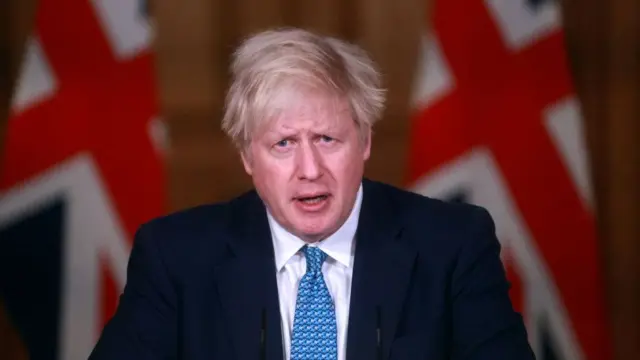 رئيس الوزراء البريطاني بوريس جونسون