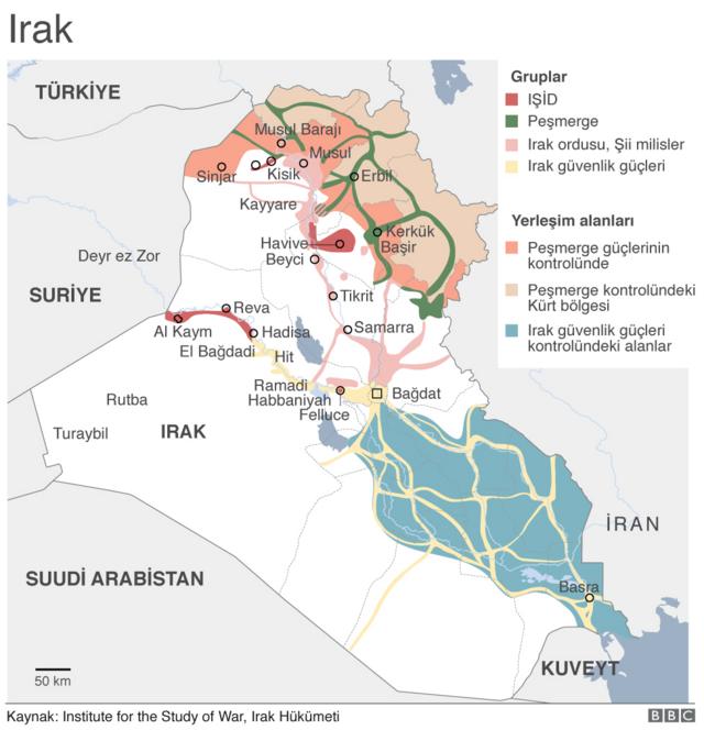 Irak haritası