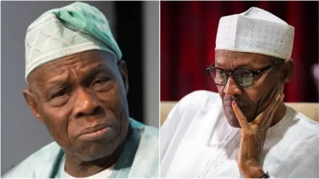 Olusegun Obasanjo ati Muhammadu Buhari