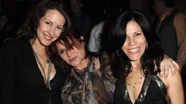 Joely Fisher, Carrie Fisher y Tricia Leigh Fisher