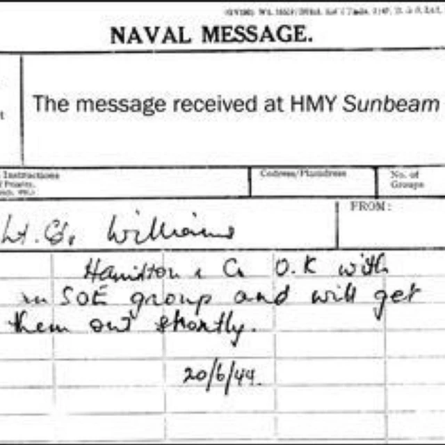 Хэмилтон өзүнүн жетекчилигине алар тирүү экендиги тууралуу кабар жеткирген.