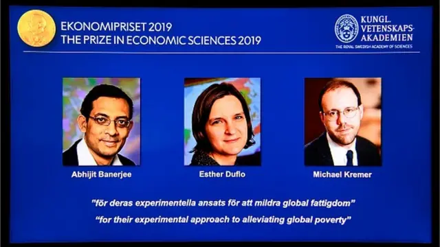 ఆర్థిక శాస్త్రంలో 2019 నోబెల్ బహుమతి విజేతలు