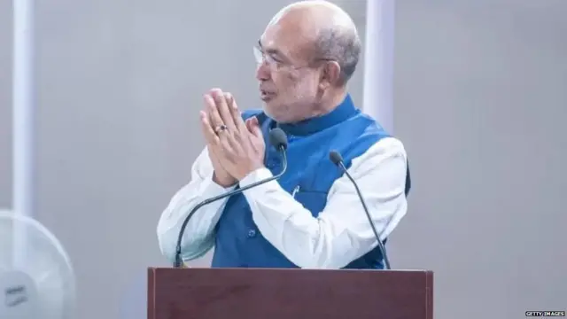 मणिपुर के मुख्यमंत्री बीरेन सिंह